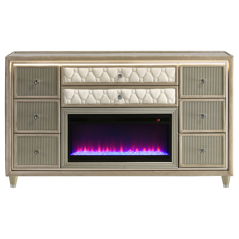 Lorient LED Dresser with Flame Visualizer