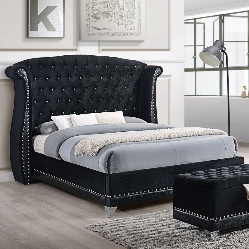 Barzini Wingback Platform Bed