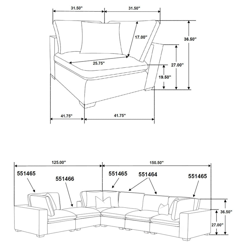 Lakeview Modular Sectionals