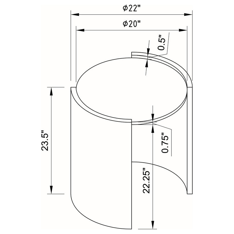 Gladstone End & Side Tables
