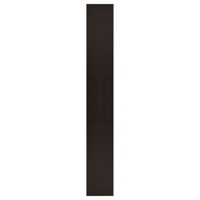 Eliam Rectangular Bookcase with 2 Fixed Shelves Cappuccino