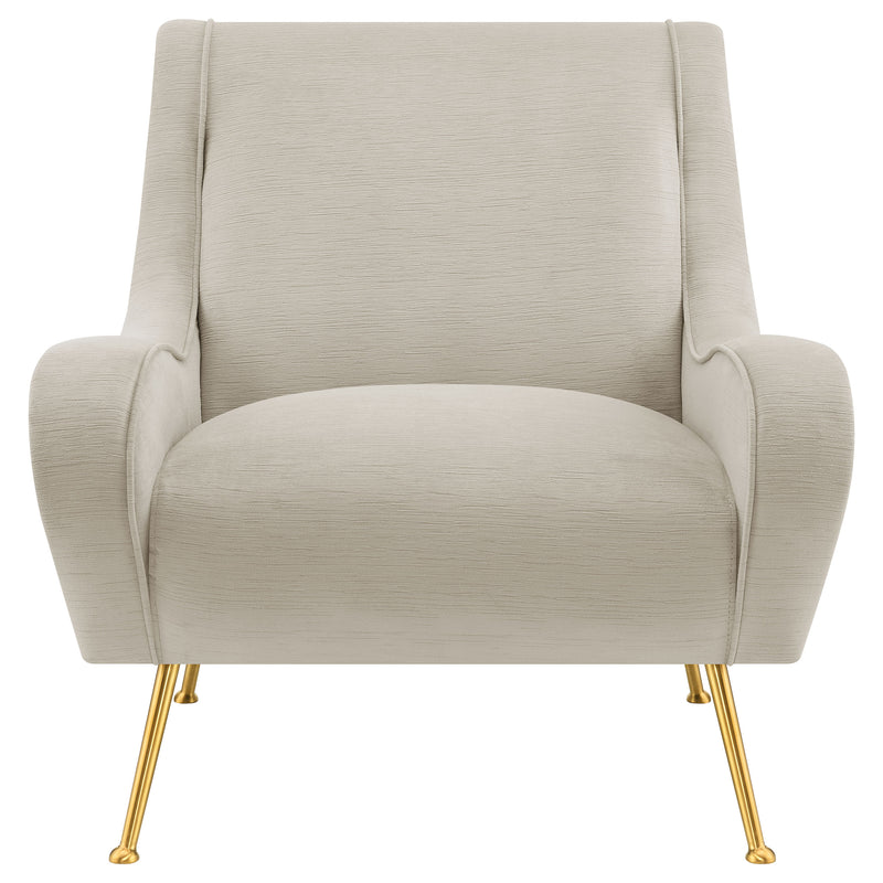 Ricci Upholstered Saddle Arms Accent Chair