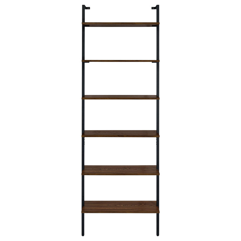 Owens 3-piece 96-inch Wall Mounted Bookshelf Set Walnut