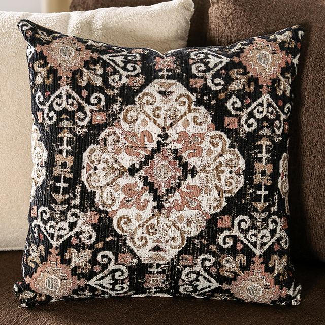 BELSIZE Loveseat Grey, Beige, & Choclate