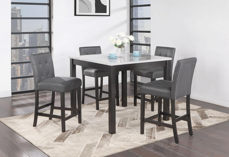 D4052 BAR TABLE AND 4 BAR STOOLS