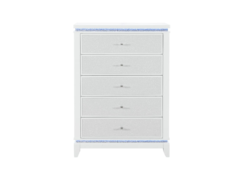 ALINA-WHITE-CH W/ LED