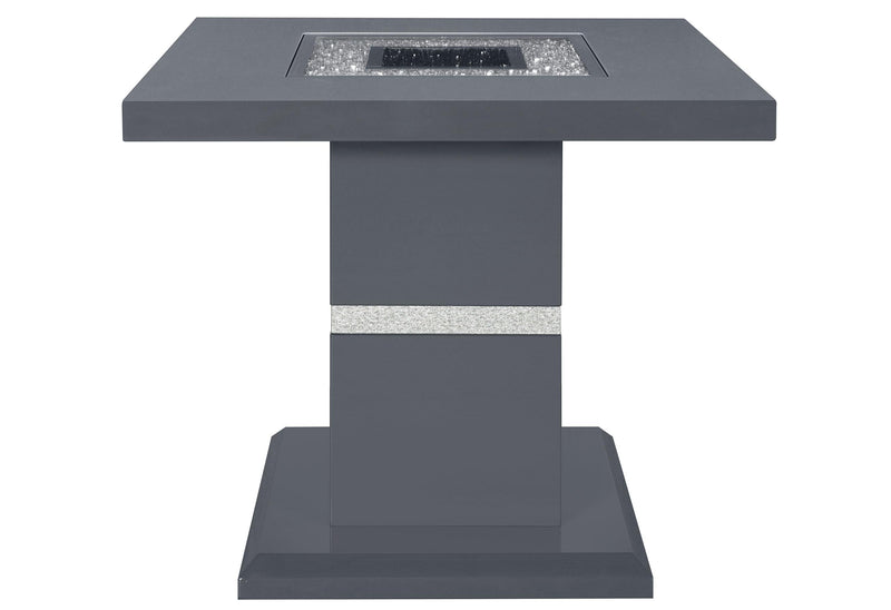 MONACO DARK GREY END TABLE