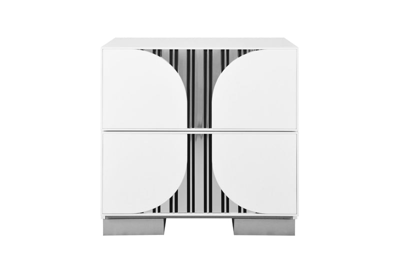 Talia White Nightstand