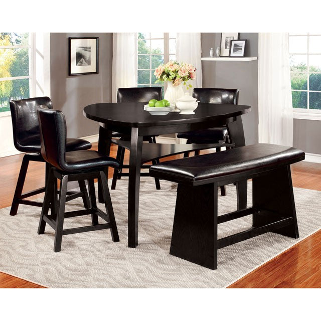 Hurley 7 Pc Counter Ht Table Set