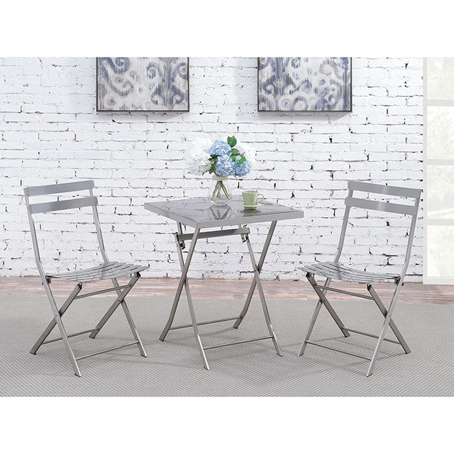 Lilah Stainless Folding Chair (2/Ctn)