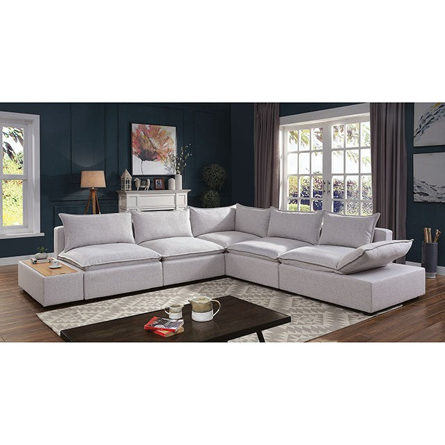Arlene Sectional White