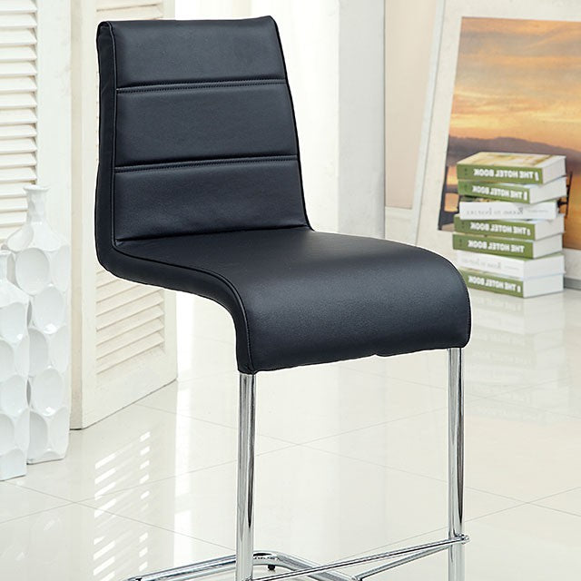 Mauna Counter Ht. Chair (2/Box) Black