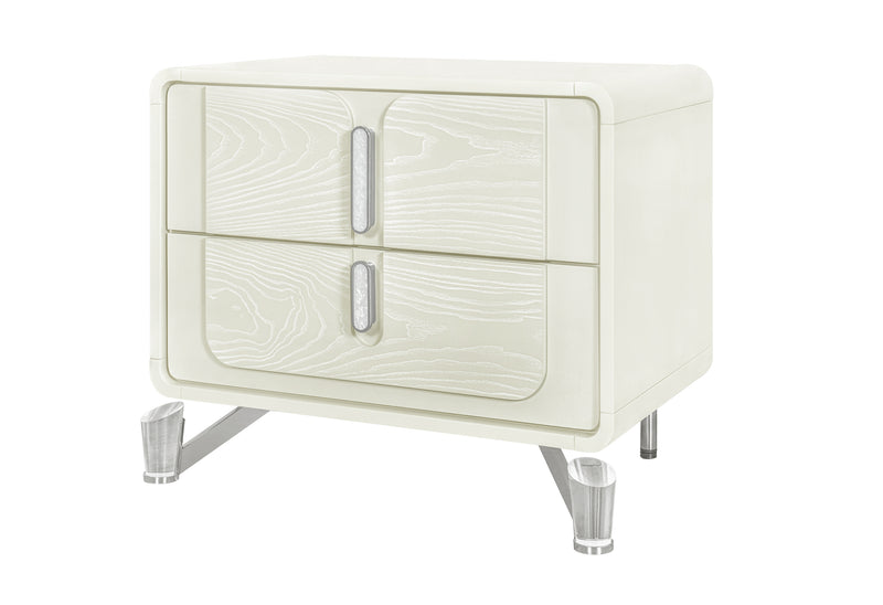 LYRA BEIGE NIGHTSTAND WITH USB