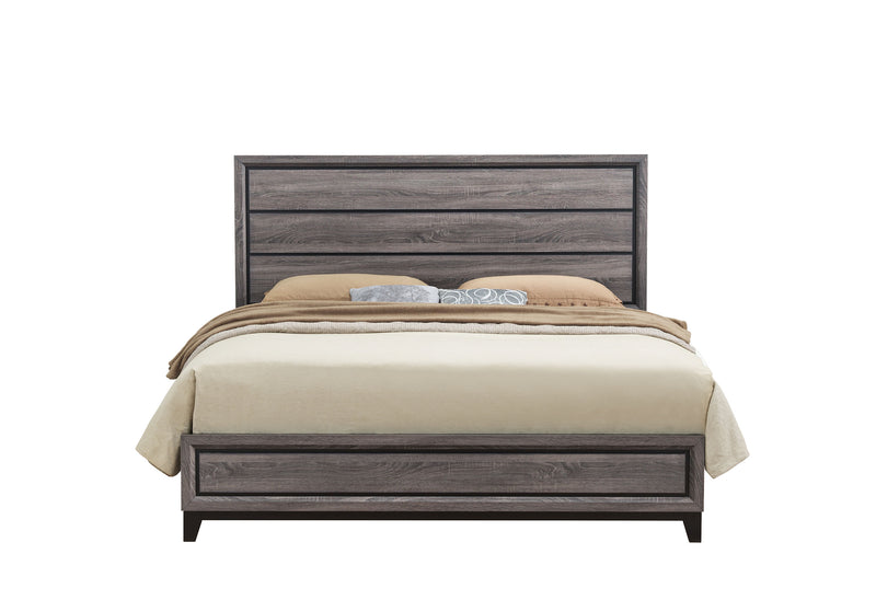 KATE GREY KING BED GROUP