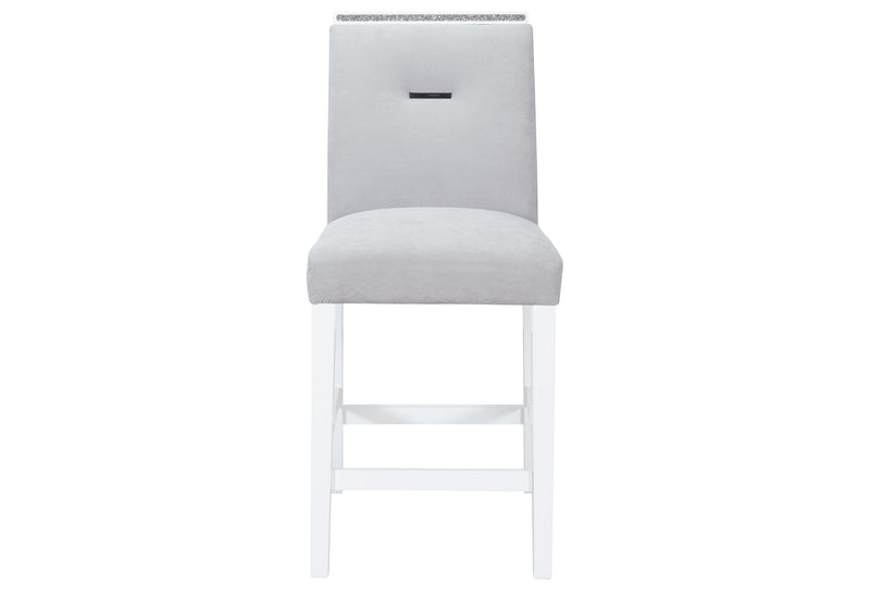 MONACO WHITE BAR TABLE + 6 MONACO BS-N