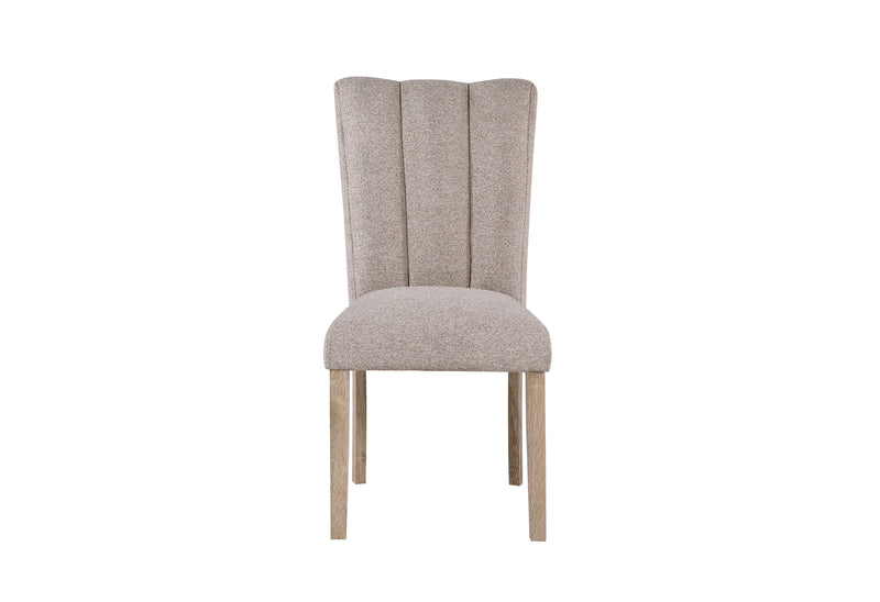 D02 NATURAL DINING TABLE + 8 D8683 DINING CHAIRS