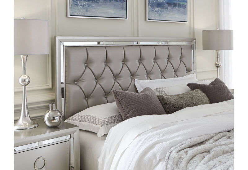 RILEY SILVER KING BED